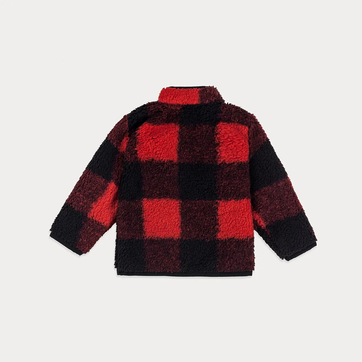 Baby Fleece Jacket - Red Plaid