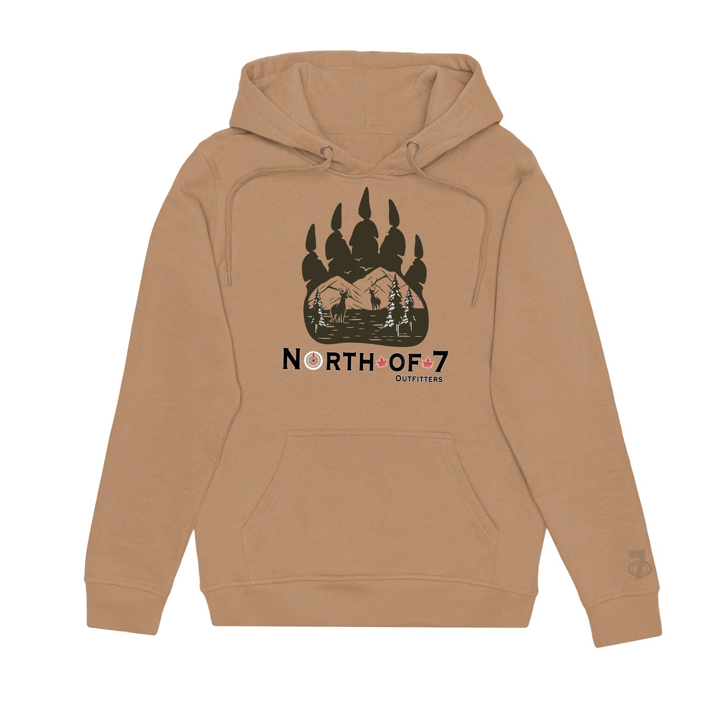 Bear Tracks Unisex Pullover Hoodie