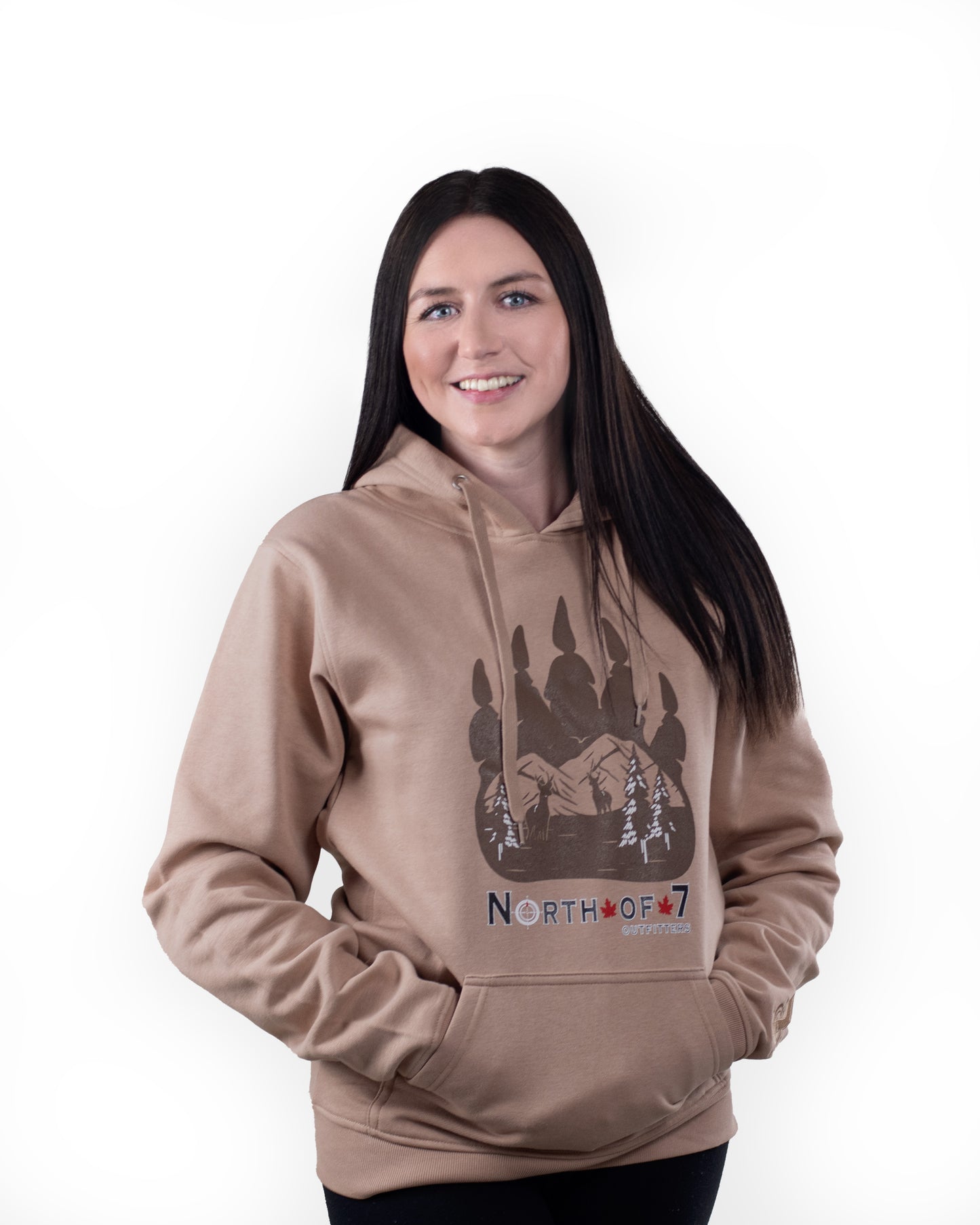 Bear Tracks Unisex Pullover Hoodie