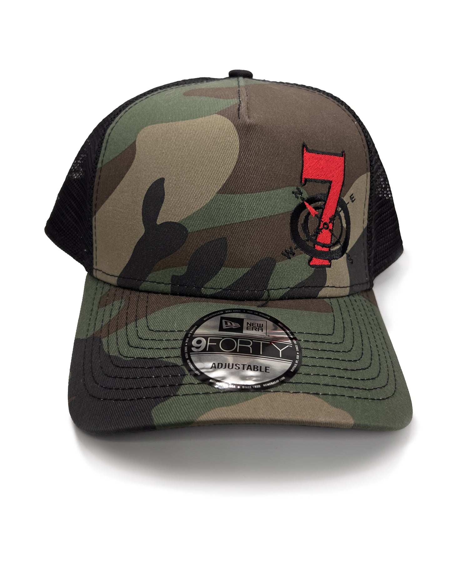 Camo Compass/Target Trucker Hat